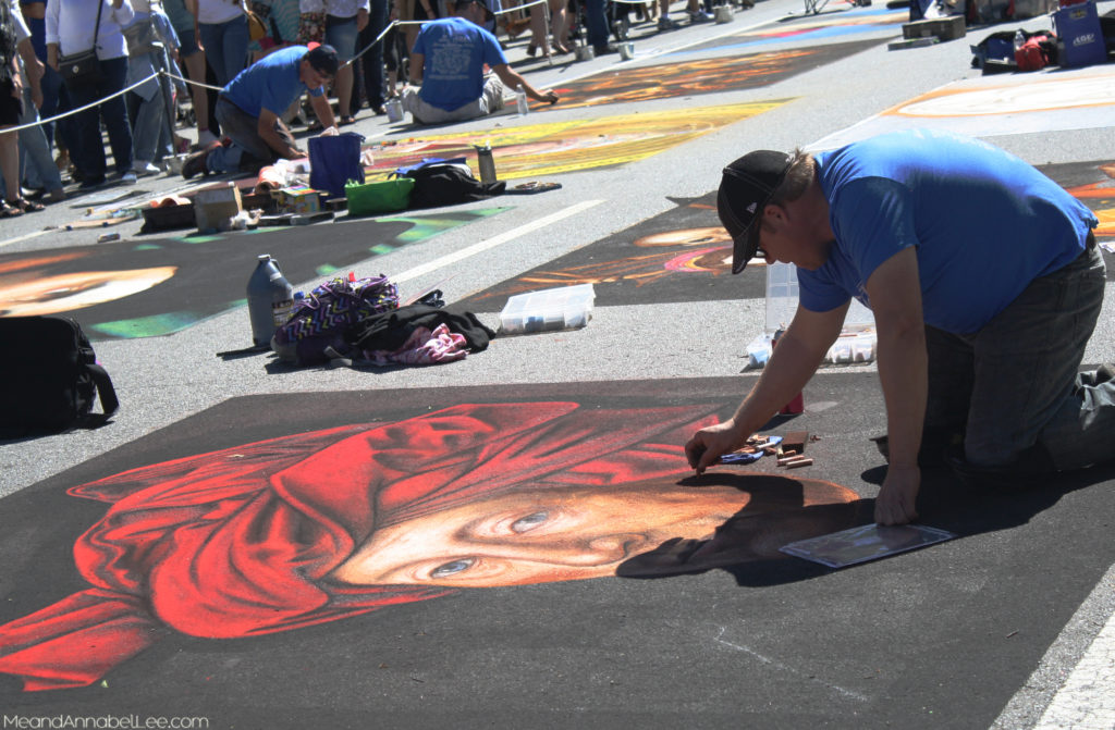 Things to Do in the Atlanta Area - Chalktoberfest 2016 - Marietta, Ga - Dont miss the chance to see these artists at work! ... www.MeandAnnabelLee.com