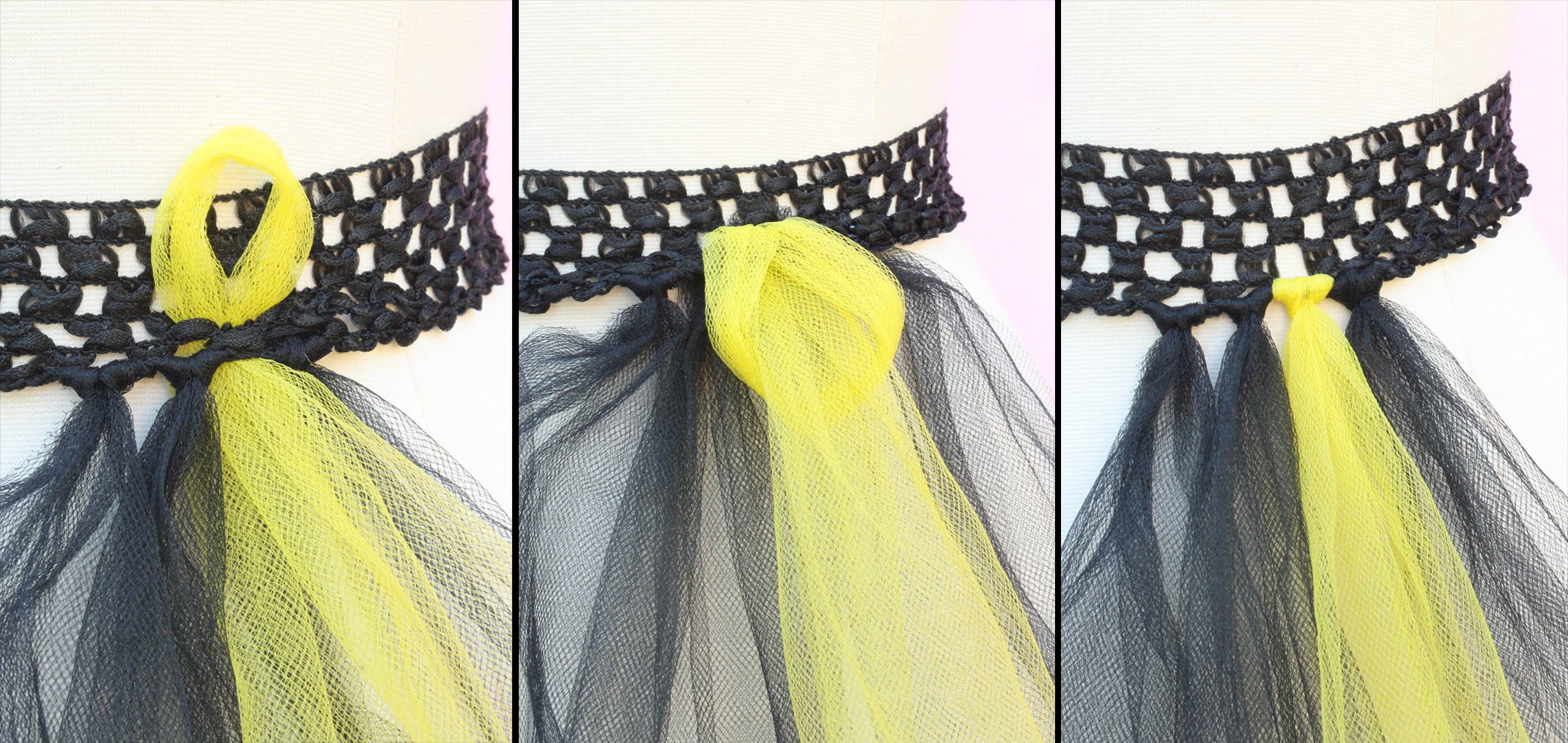 Bumble Bee Costume - How to make a Bumble Bee Tulle skirt - www.MeandAnnabelLee.com
