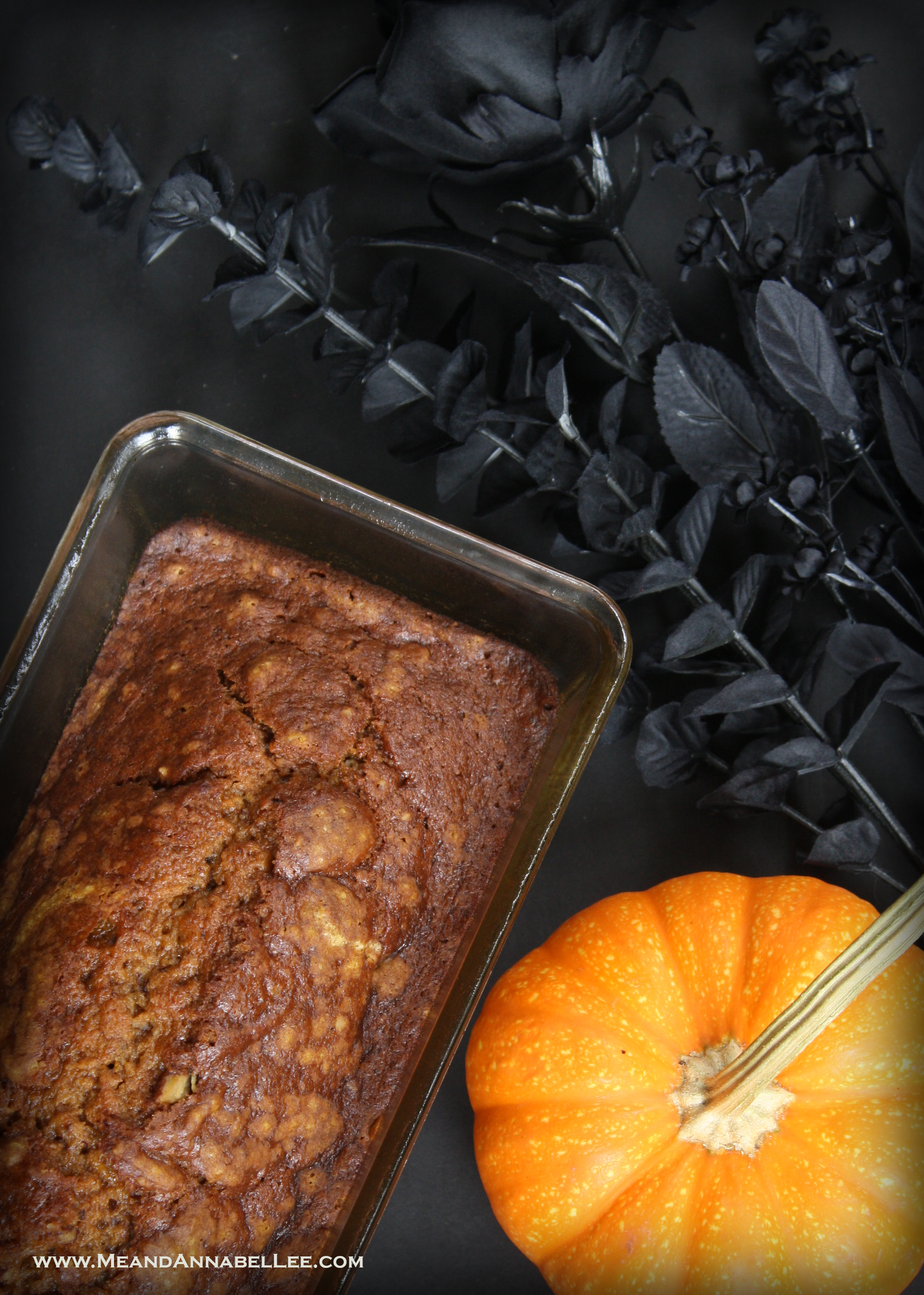 Cursed Pumpkin Bread | Thanksgiving Menu | Fall Baking | www.MeandAnnabelLee.com