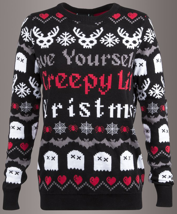 Ugly Christmas Sweaters with a Dark Twist Me and Annabel Lee
