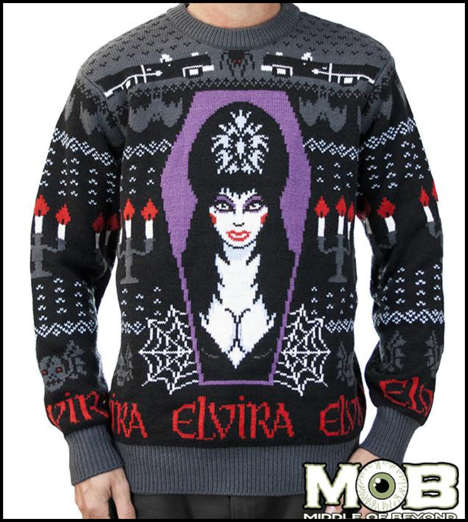 15 Dark, Twisted, Gothic, & Creepy Ugly Christmas Sweaters | Skulls – Krampus - Horror - Occult - Heavy Metal - Halloween | Happy Hexmas | Gothmas Party | Merry Creepmas | Elvira | www.MeandAnnabelLee.com