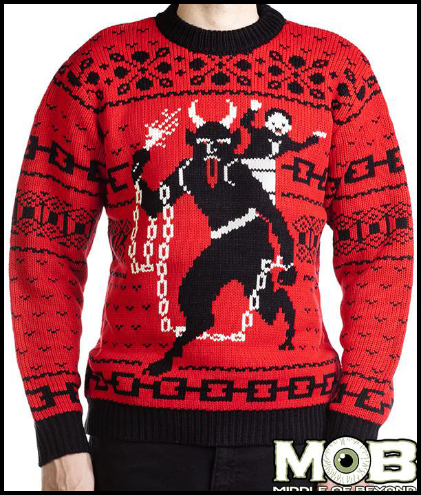 15 Dark, Twisted, Gothic, & Creepy Ugly Christmas Sweaters | Skulls – Krampus - Horror - Occult - Heavy Metal - Halloween | Happy Hexmas | Gothmas Party | Merry Creepmas | Christmas Devil | www.MeandAnnabelLee.com