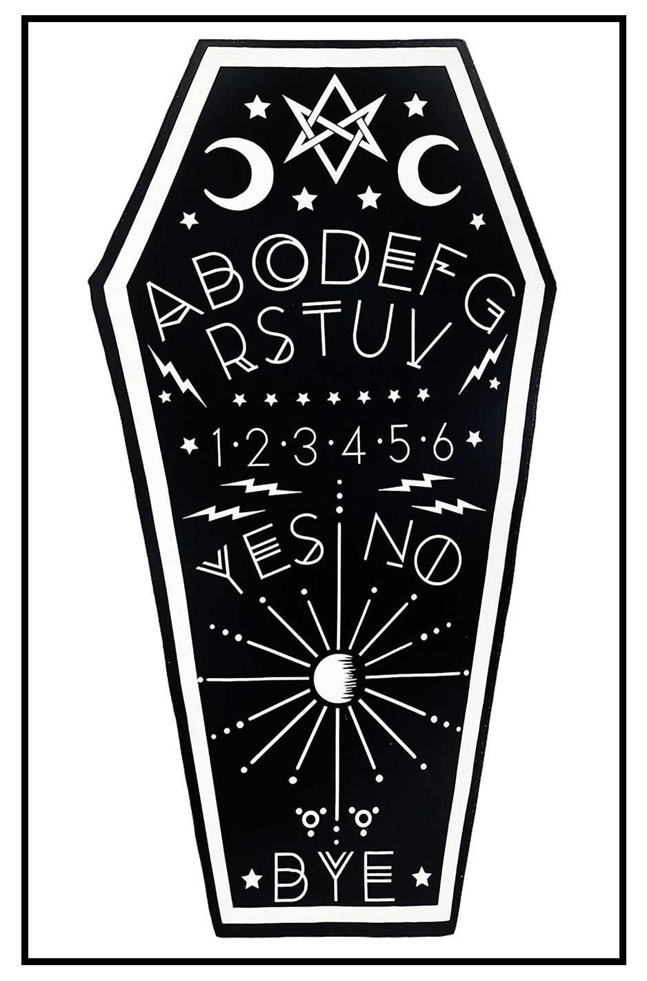 25 Must Have Summer Accessories for Goths at the Beach | Ouija Board Coffin Beach Towel | Rat Baby | Gothic | Occult | Swim Noir | www.MeandAnnabelLee.com