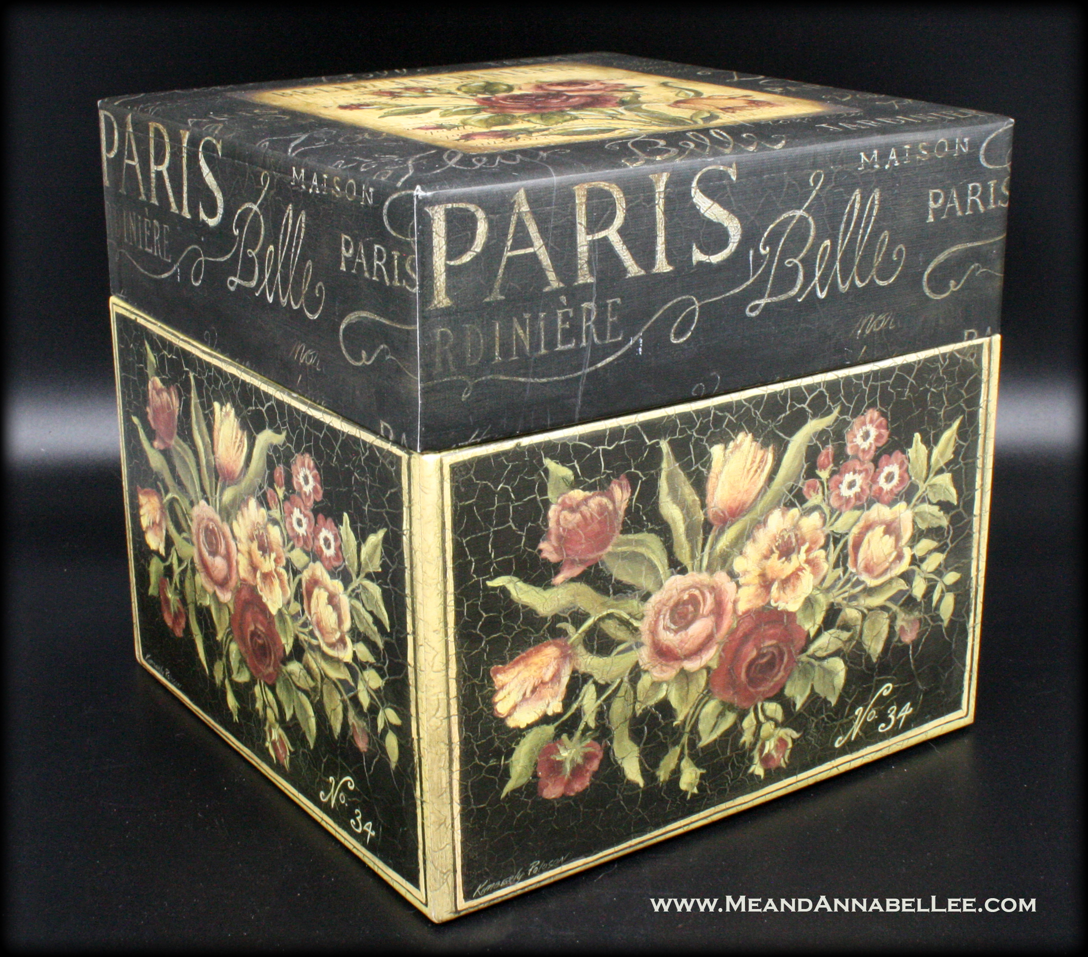 Holiday Crafts | Trash to Treasure | Transform a Gift Box into a Boxed Wine Dispenser | www.MeandAnnabelLee.com