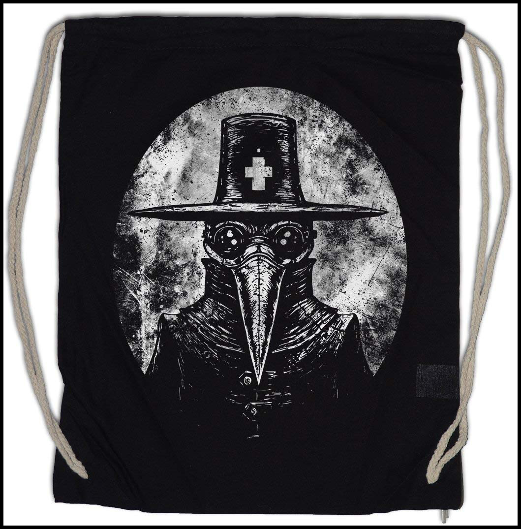 20 Macabre, Twisted, Unusual, Dark, Victorian, & Gothic Stocking Stuffers and Gifts under $30 | Oddities and Curiosities | Plague Doctor Drawstring Tote Bag | Bird Mask | Christmas Shopping Guide | Holiday Gift Ideas | www.MeandAnnabelLee.com