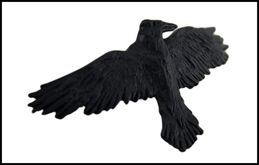 20 Macabre, Twisted, Unusual, Dark, Victorian, & Gothic Stocking Stuffers and Gifts under $30 | Oddities and Curiosities | Alchemy of England Raven Hair Barrett |Black Bird | Edgar Allan Poe | Christmas Shopping Guide | Holiday Gift Ideas | www.MeandAnnabelLee.com