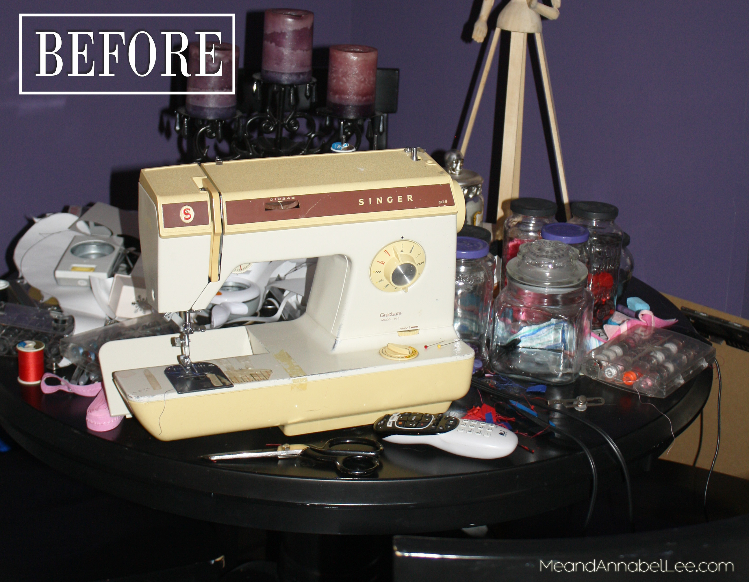 Part 1 (BEFORE) – A Gothic Craft Room and Office Makeover – Goth ...
