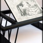 DIY Victorian Gothic Skeleton Lap Desk | Easel | Gothic Artwork Image transfer | www.MeandAnnabelLee.com