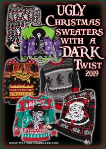 15 Dark, Twisted, & Gothic Ugly Christmas Sweaters Shopping Guide | Skulls, Krampus, Horror Movies, Occult, Heavy Metal, Halloween, and more | Holiday Apparel for your Creepmas Party | Me and Annabel Lee Blog