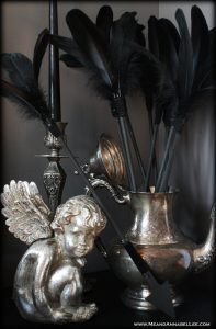 Goth it Yourself Valentine’s Day Décor | DIY Black Feathered Cupid Arrows | Perfect Gothic Valentine, Anti Valentine or Valoween Decoration | Me and Annabel Lee