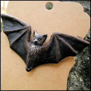 Bat Lover's Shopping & Gift Guide to celebrate Bat Appreciation Day | Flying Bat Pin | Gothic Jewelry | Halloween | Support Small Business | Me and Annabel Lee