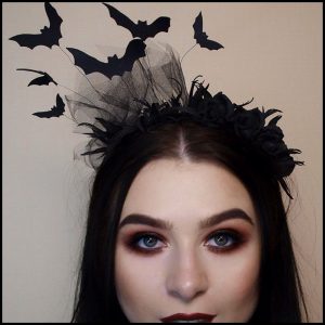 Bat Lover's Shopping & Gift Guide to celebrate Bat Appreciation Day | Bat Headband |Vampire Costume | Gothic Hair Accessories | Halloween | #standwithsmall Me and Annabel Lee