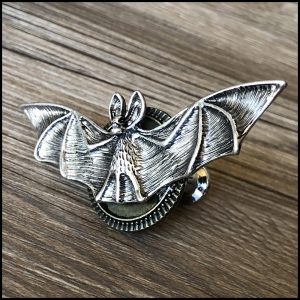 Bat Lover's Shopping & Gift Guide to celebrate Bat Appreciation Day | Silver Bat Drawer or Cabinet Knobs | Gothic Furniture | Halloween | #standwithsmall Me and Annabel Lee