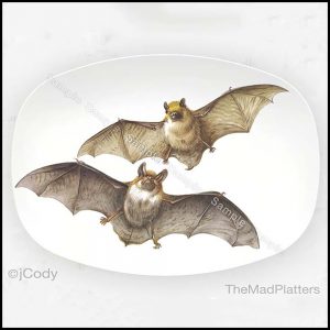 Bat Lover's Shopping & Gift Guide to celebrate Bat Appreciation Day | Bats Platter Dish| Gothic Kitchen & Dining | Halloween | Support Small Business | Me and Annabel Lee