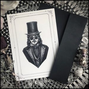 Valentine Gift Guide - Dark, Curious, Gothic Valentine's Day and Anti Valentine gift ideas for him and for her |Dracula Valentine Card | I have crossed oceans of time to find you | Gothic Romance | Greeting Card | Horror Movie Quotes | Victorian Vampire | Dark Art | Me and Annabel Lee
