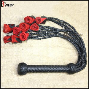 Valentine Gift Guide - Dark, Curious, Gothic Valentine's Day and Anti Valentine gift ideas for him and for her | Red Roses Leather Flogger | Bouquet of Roses | Cat-O-Nine Tails | Braided Falls | Kinky Valentine | Fetish | Bondage | Me and Annabel Lee